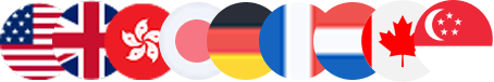 Flag representing global markets