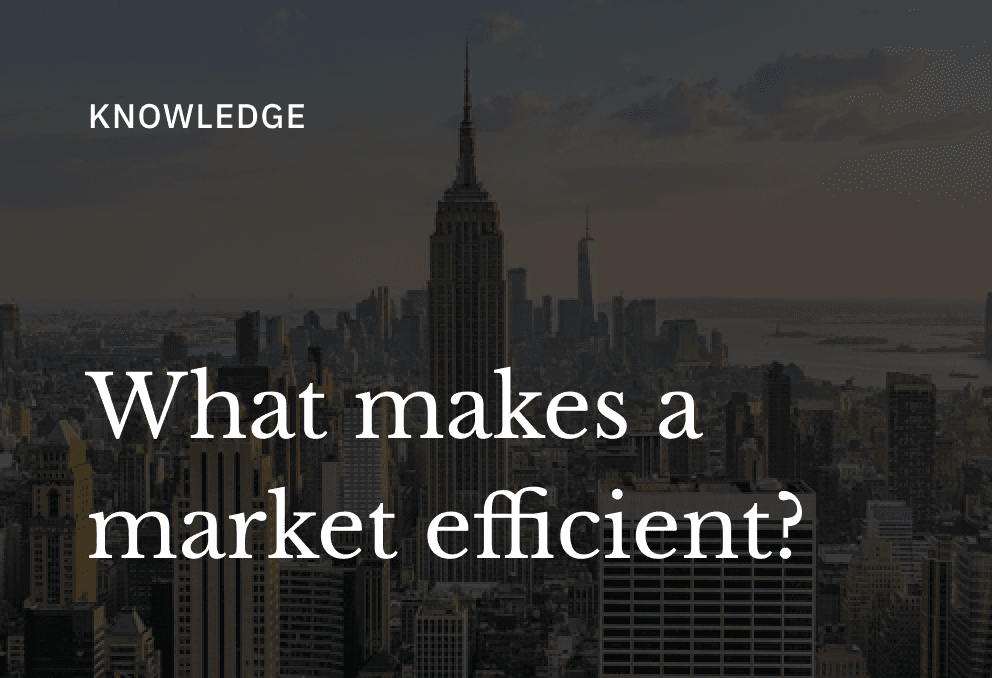 What Makes a Market Efficient?