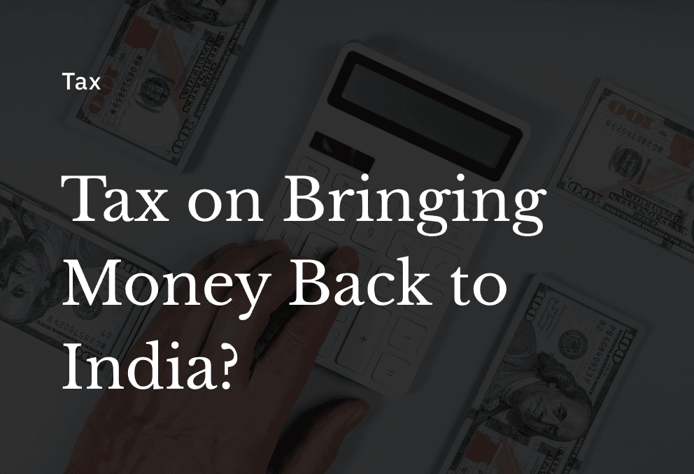 Tax on repatriation